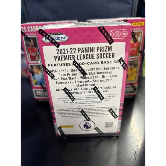 Lot 3 2021-22 Panini Prizm Premier League Soccer Cereal Box Factory Sealed - Picture 2 of 4
